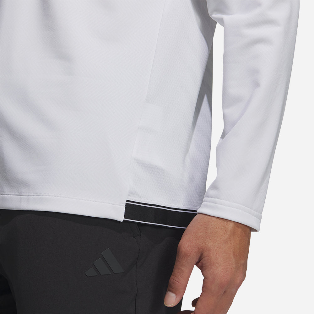 Áo Polo Nam Adidas Jacquard Long Sleeve - Trắng - Supersports Vietnam