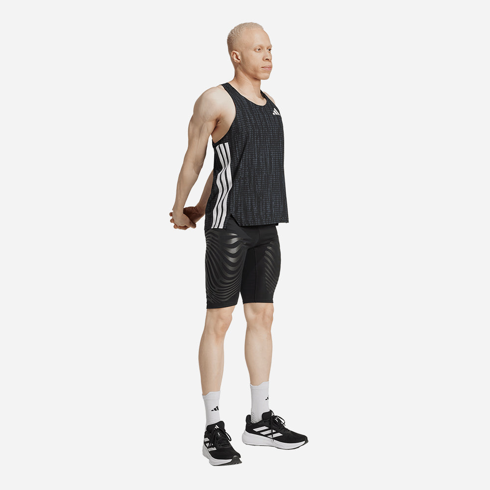 Áo Ba Lỗ Nam Adidas Adizero Running - Đen - Supersports Vietnam