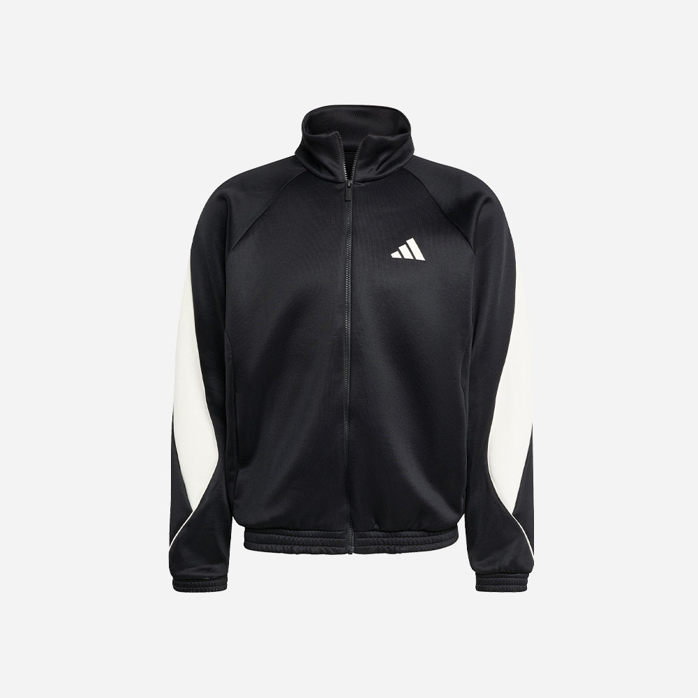 Áo Khoác Nam Adidas Stadium Track - Đen - Supersports Vietnam