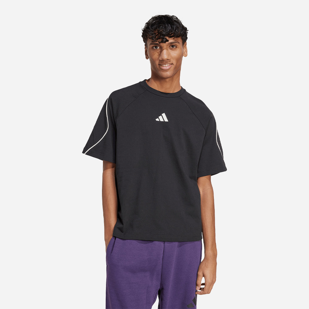 Áo Thun Nam Adidas Stadium - Đen - Supersports Vietnam
