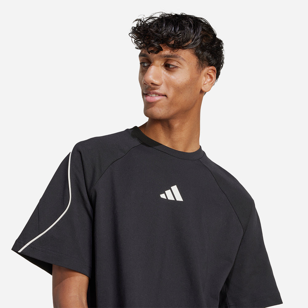 Áo Thun Nam Adidas Stadium - Đen - Supersports Vietnam