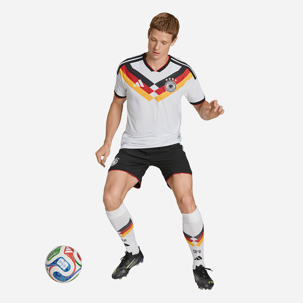 Áo Đá Bóng Sân Nhà Nam Adidas Germany 26 Authentic - Trắng - Supersports Vietnam