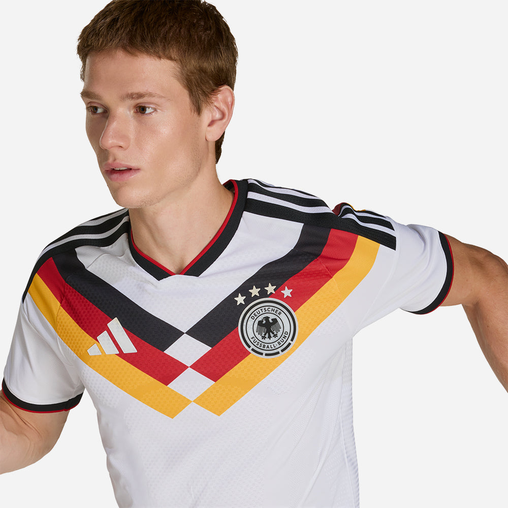 Áo Đá Bóng Sân Nhà Nam Adidas Germany 26 Authentic - Trắng - Supersports Vietnam