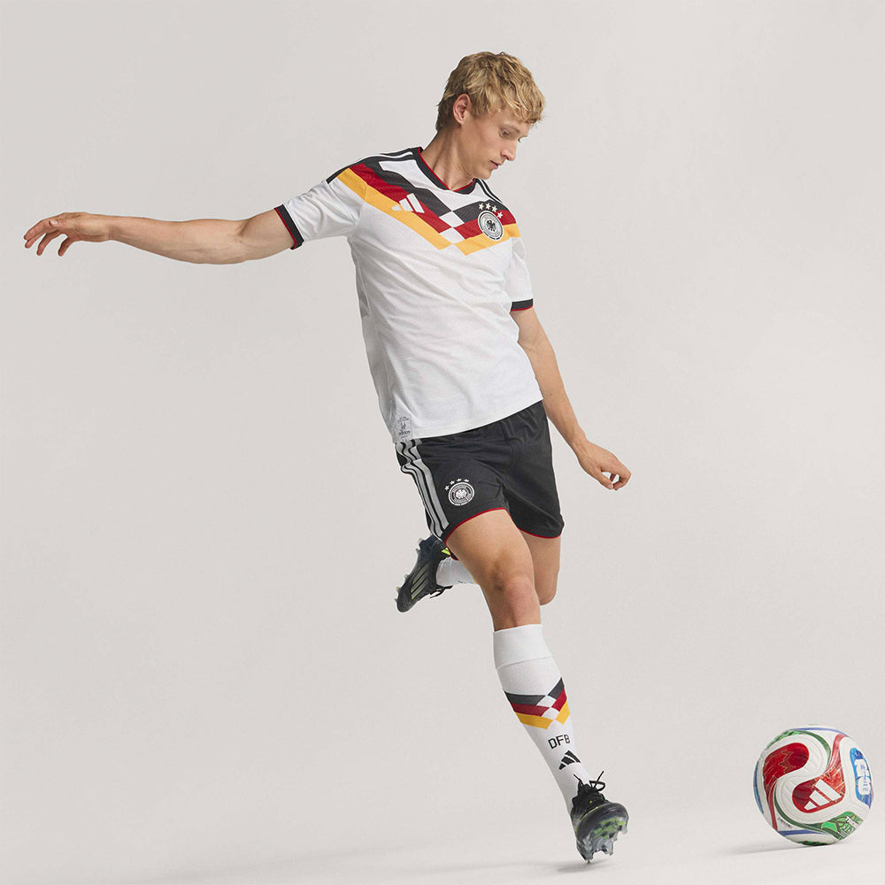 Áo Đá Bóng Sân Nhà Nam Adidas Germany 26 Authentic - Trắng - Supersports Vietnam