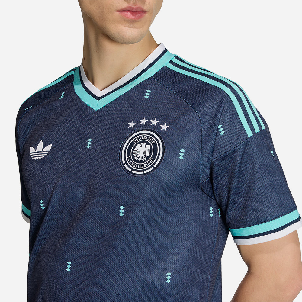 Áo Đá Bóng Sân Khách Nam Adidas Germany 26 - Xanh Navy - Supersports Vietnam