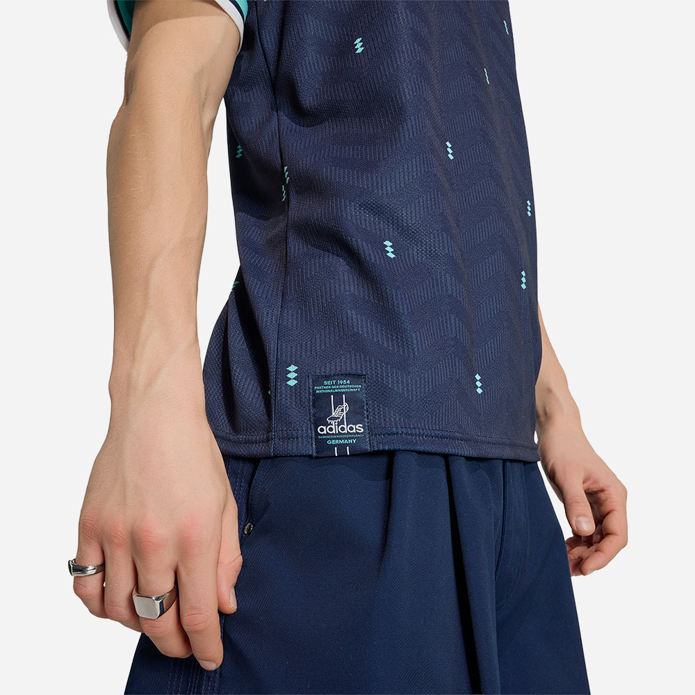 Áo Đá Bóng Sân Khách Nam Adidas Germany 26 - Xanh Navy - Supersports Vietnam
