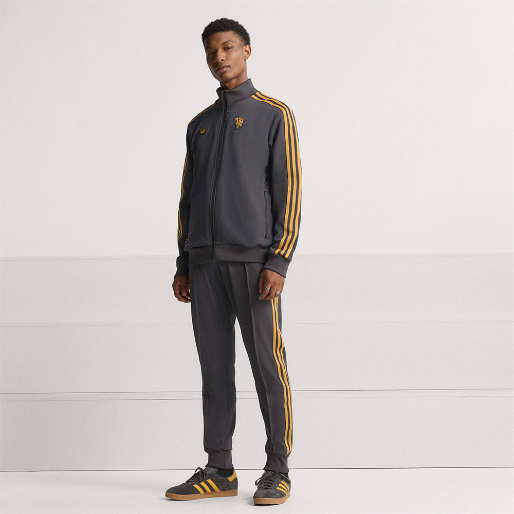 Áo Khoác Nam Adidas Manchester United Terrace Icons Track - Xám - Supersports Vietnam