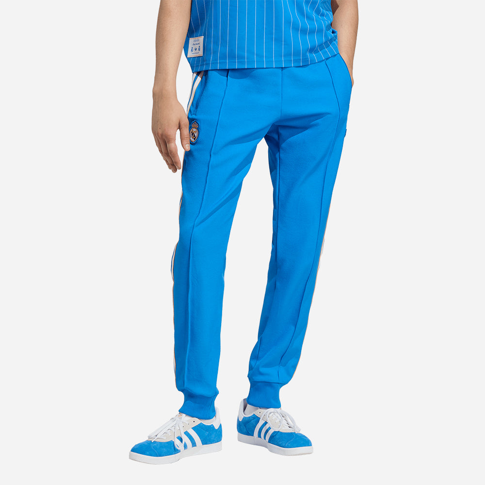 Quần Dài Thể Thao Nam Adidas Real Madrid Terrace Icons Track - Xanh Dương - Supersports Vietnam