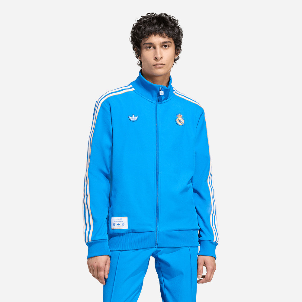 Áo Khoác Nam Adidas Real Madrid Terrace Icons Track - Xanh Dương - Supersports Vietnam