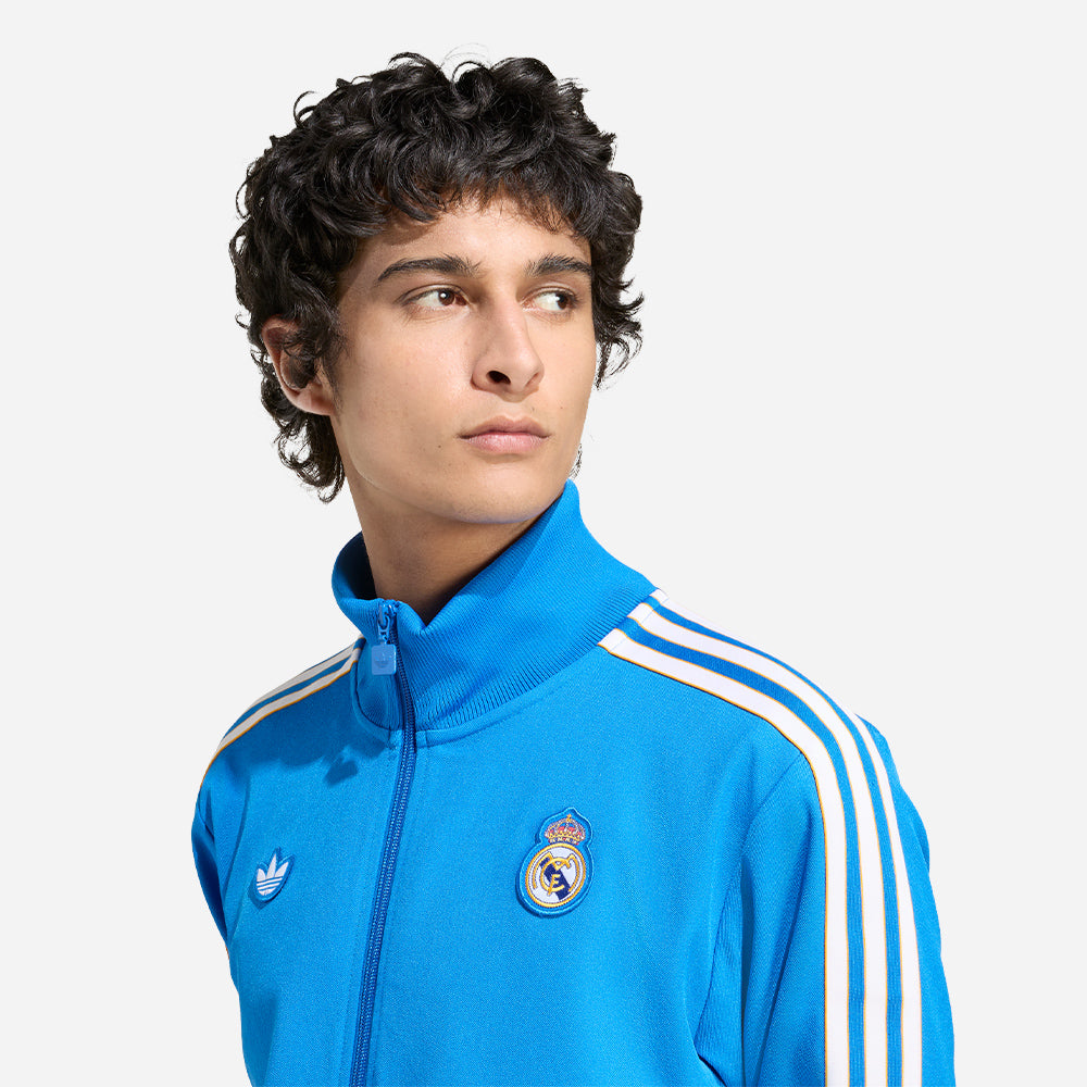 Áo Khoác Nam Adidas Real Madrid Terrace Icons Track - Xanh Dương - Supersports Vietnam