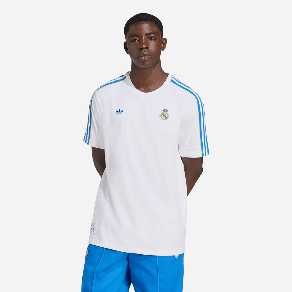 Áo Thun Nam Adidas Real Icon - Trắng - Supersports Vietnam