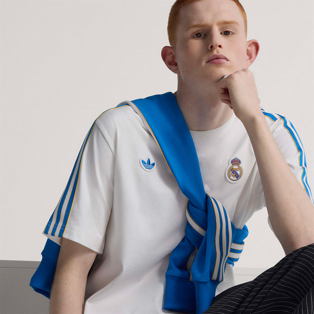 Áo Thun Nam Adidas Real Icon - Trắng - Supersports Vietnam