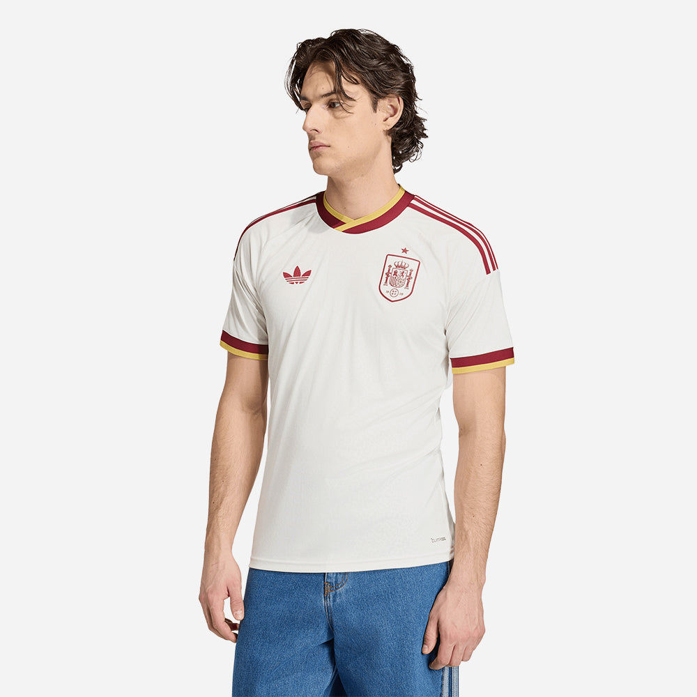 Áo Đá Bóng Sân Khách Nam Adidas Spain 26 - Trắng - Supersports Vietnam