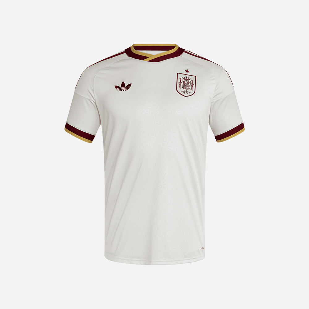 Áo Đá Bóng Sân Khách Nam Adidas Spain 26 - Trắng - Supersports Vietnam