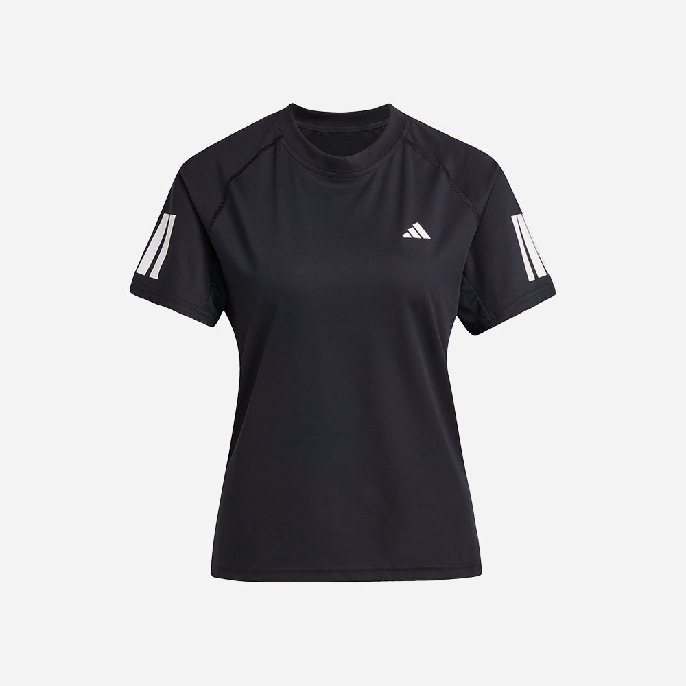 Áo Thun Nữ Adidas Club 3-Stripes Tennis Climacool - Đen - Supersports Vietnam