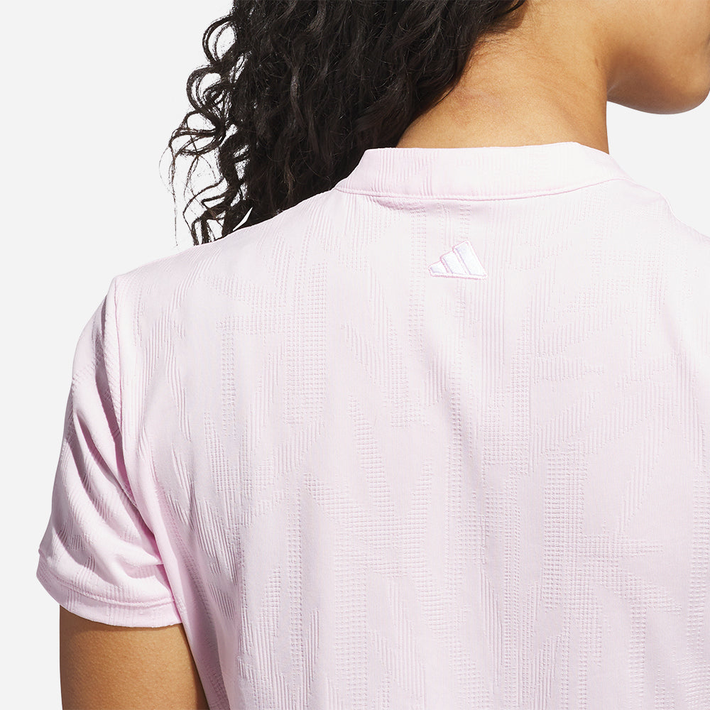 Áo Polo Golf Nữ Adidas Go-To Jacquard - Hồng - Supersports Vietnam