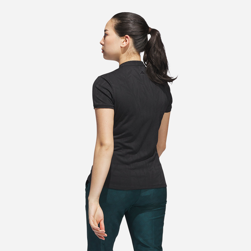Áo Polo Golf Nữ Adidas Go-To Jacquard - Đen - Supersports Vietnam
