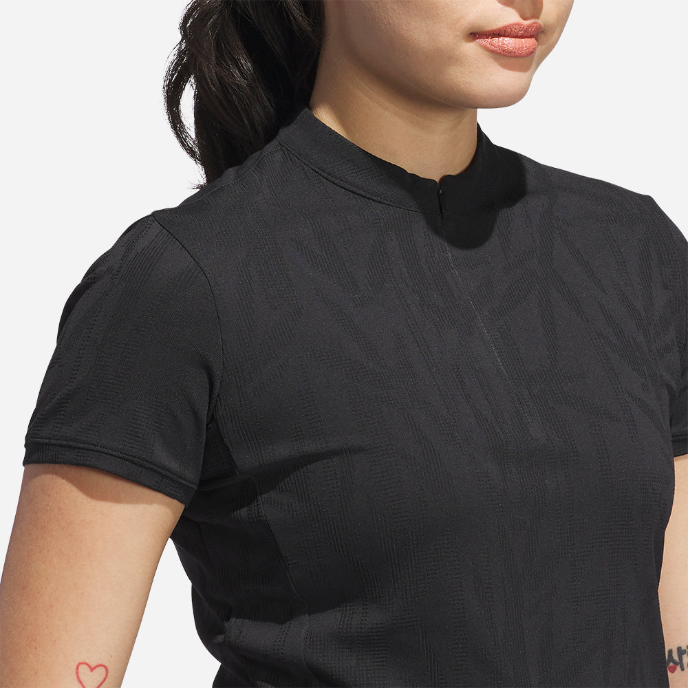 Áo Polo Golf Nữ Adidas Go-To Jacquard - Đen - Supersports Vietnam