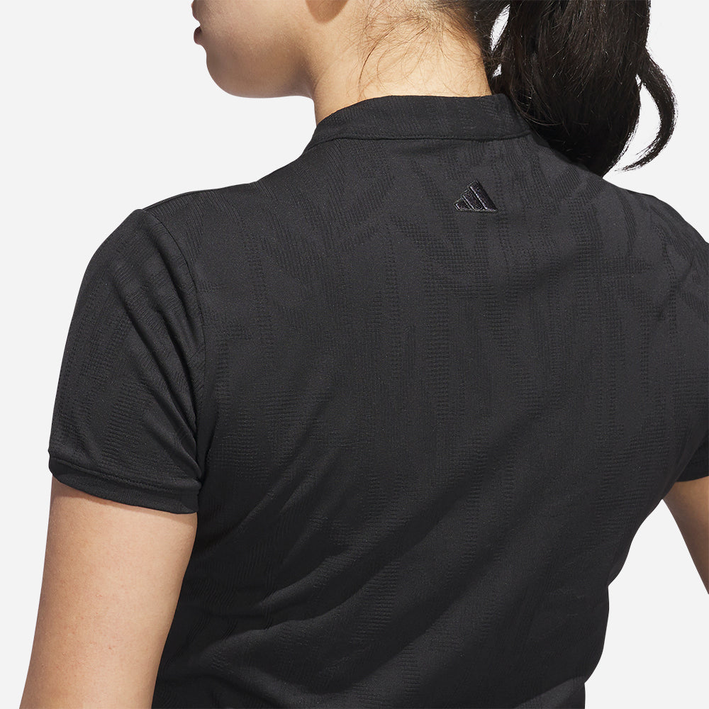 Áo Polo Golf Nữ Adidas Go-To Jacquard - Đen - Supersports Vietnam