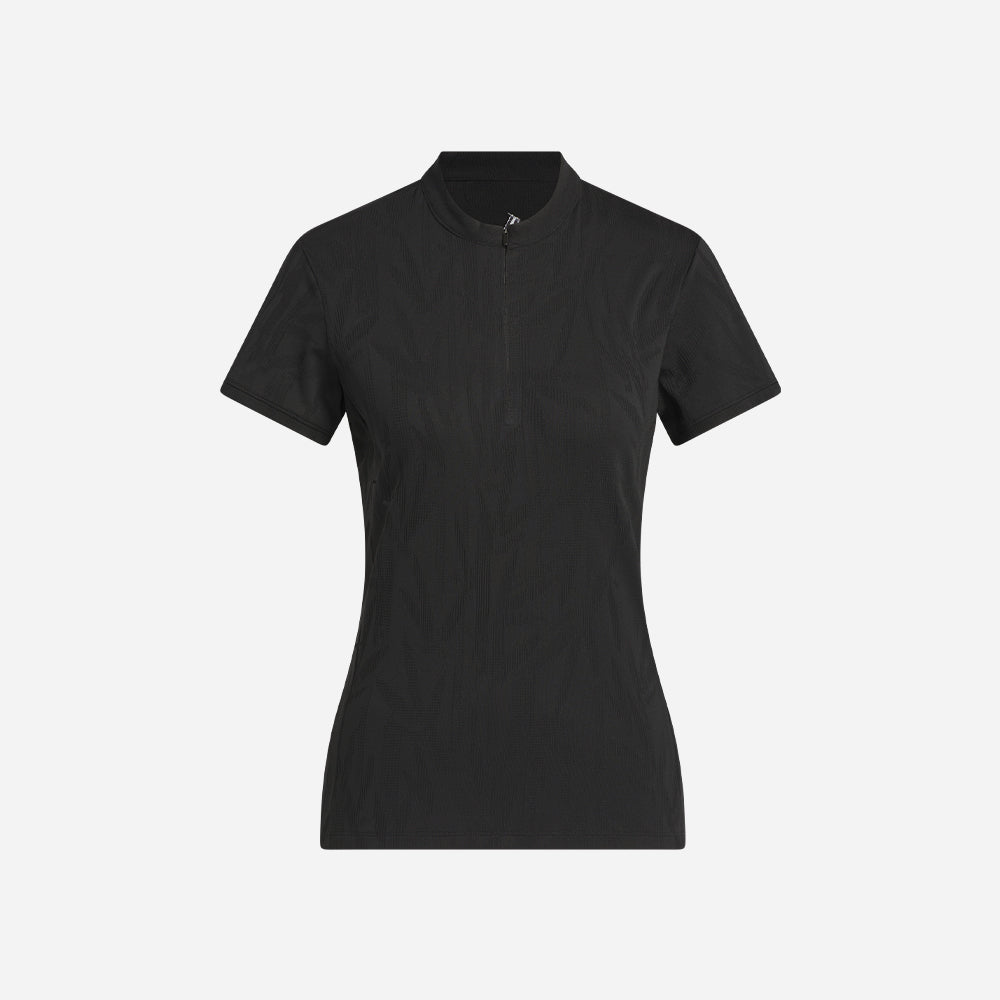 Áo Polo Golf Nữ Adidas Go-To Jacquard - Đen - Supersports Vietnam