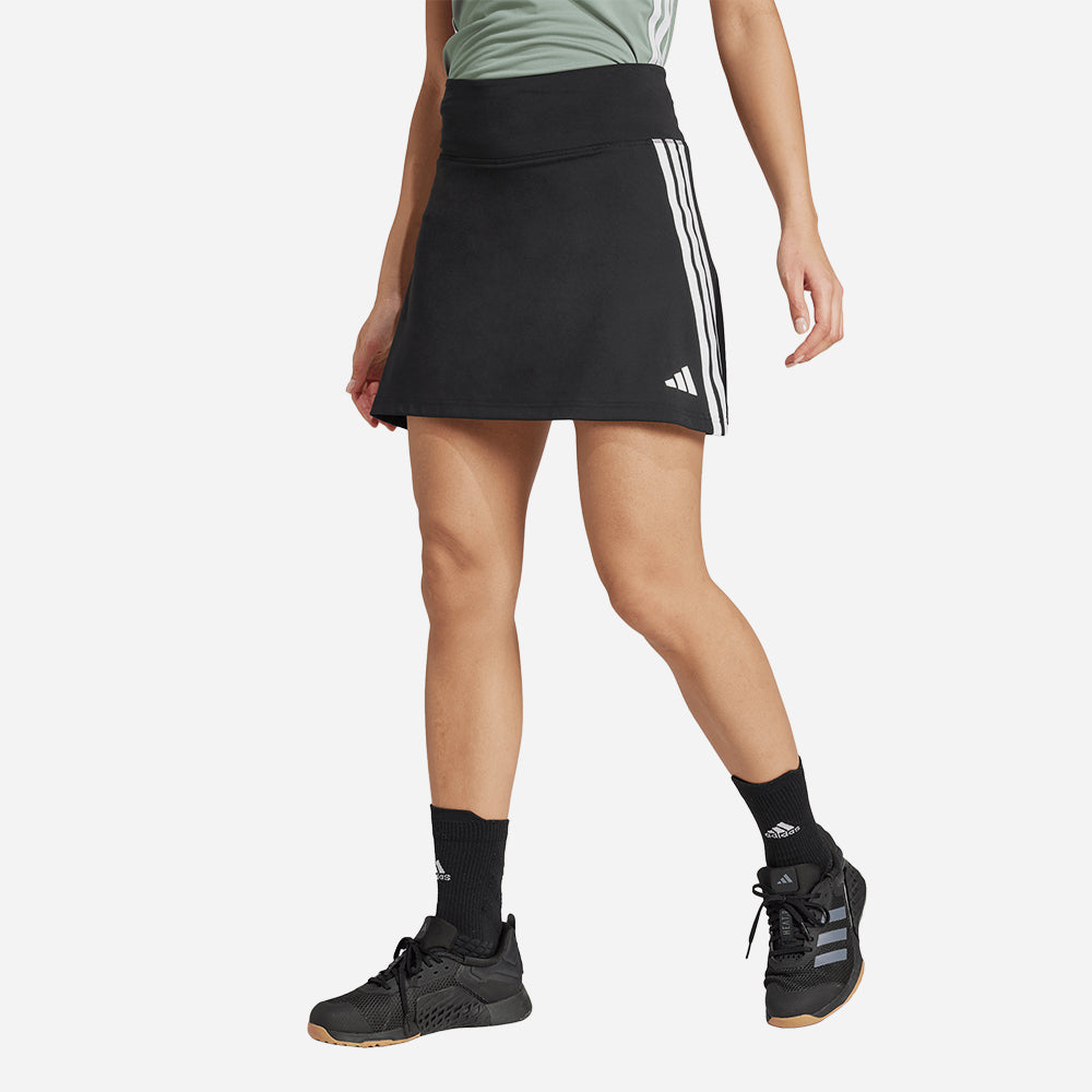 Chân Váy Nữ Adidas Train Essentials 3-Stripes Workout - Đen - Supersports Vietnam