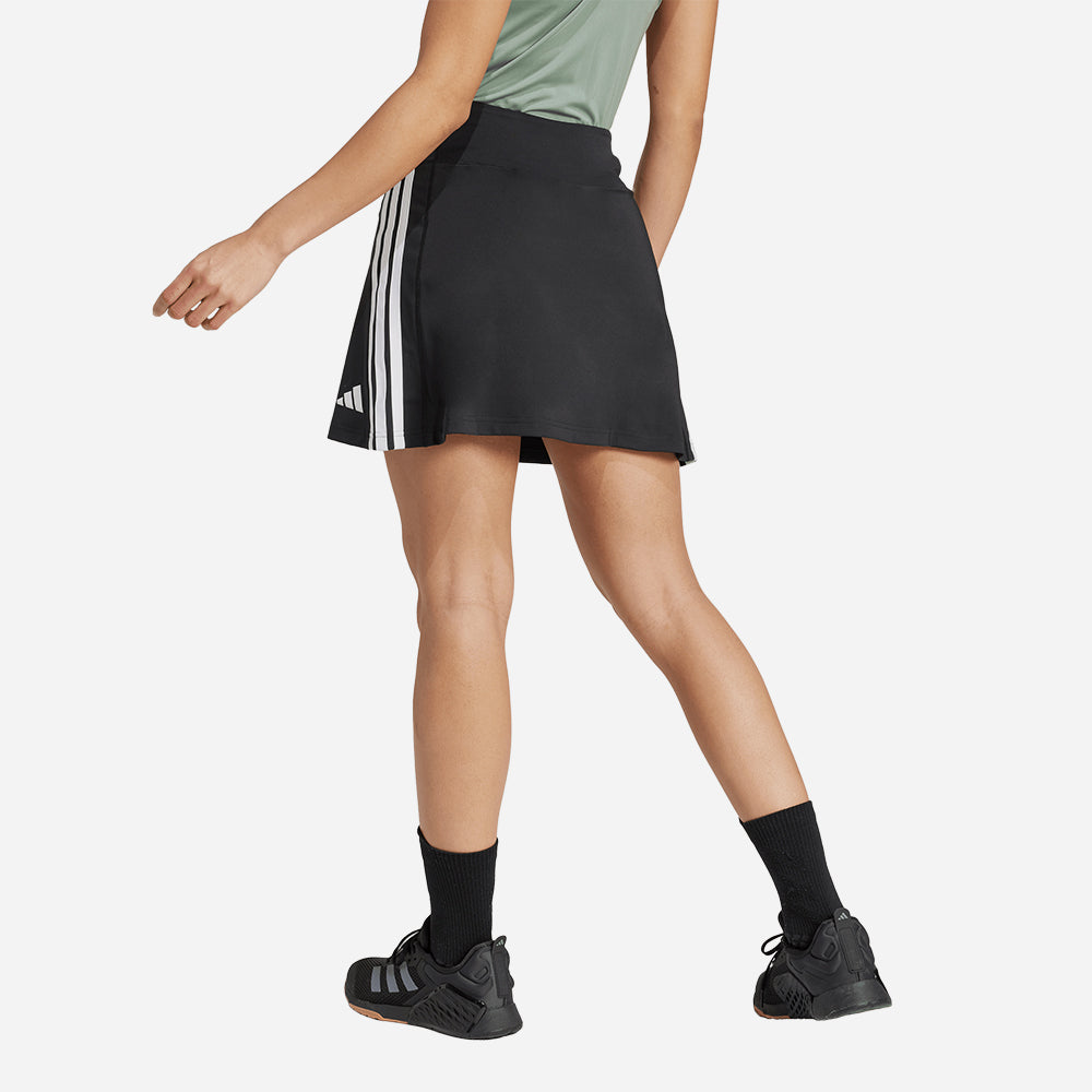 Chân Váy Nữ Adidas Train Essentials 3-Stripes Workout - Đen - Supersports Vietnam