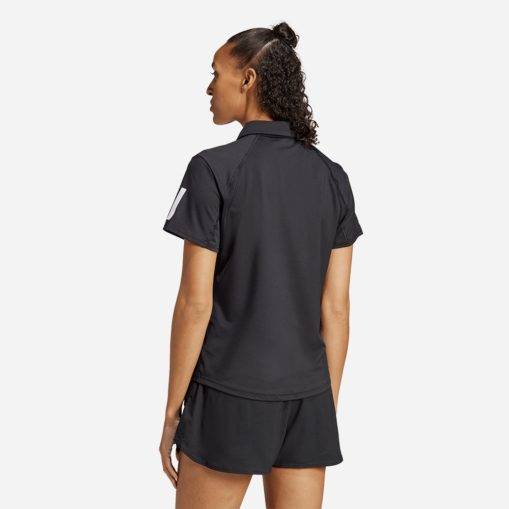 Áo Polo Nữ Adidas Club Tennis Climacool 3-Stripes - Đen - Supersports Vietnam