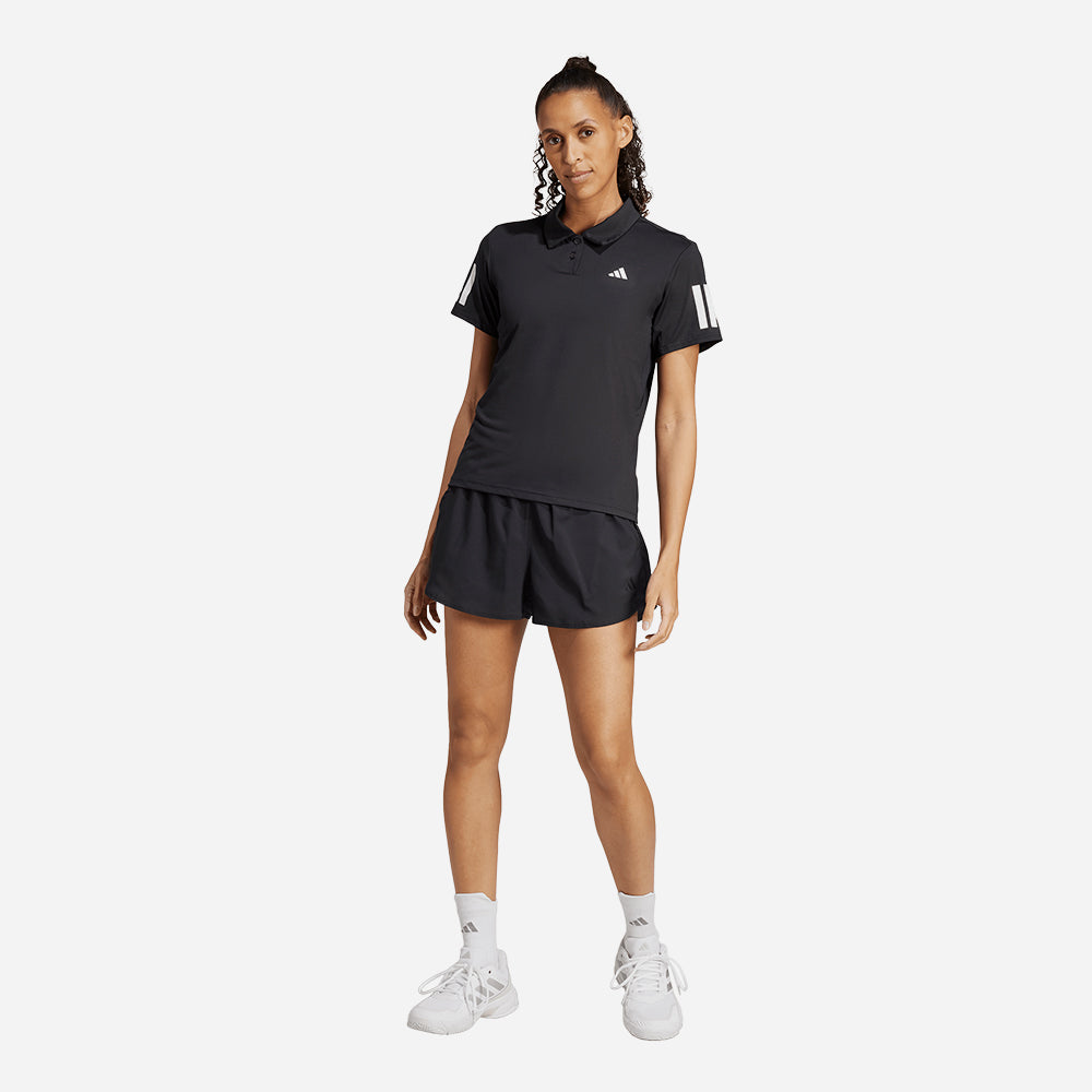Áo Polo Nữ Adidas Club Tennis Climacool 3-Stripes - Đen - Supersports Vietnam