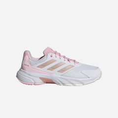 Giày Tennis Nữ Adidas Courtjam Control 3 - Trắng - Supersports Vietnam