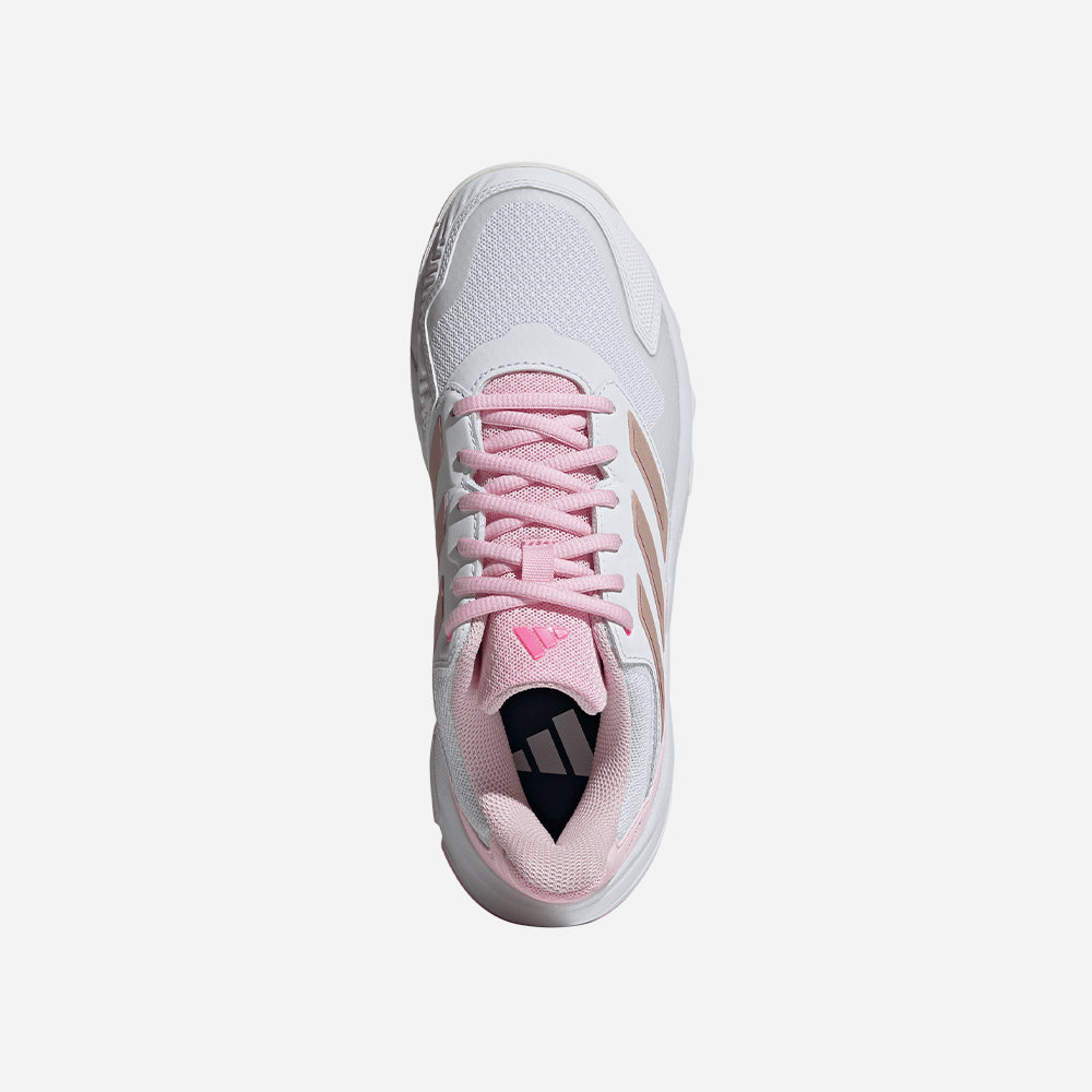 Giày Tennis Nữ Adidas Courtjam Control 3 - Trắng - Supersports Vietnam