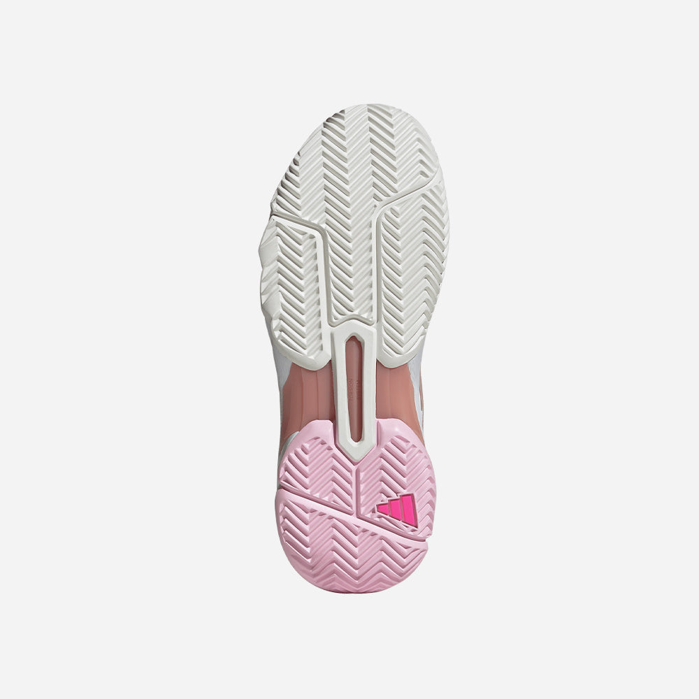Giày Tennis Nữ Adidas Courtjam Control 3 - Trắng - Supersports Vietnam