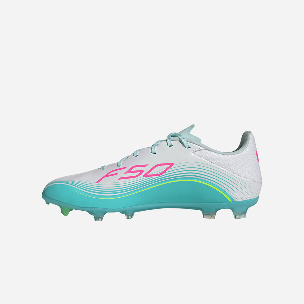 Giày Đá Bóng Dành Cho Sân Cỏ Tự Nhiên Nam Adidas F50 Messi League - Xanh Mint - Supersports Vietnam