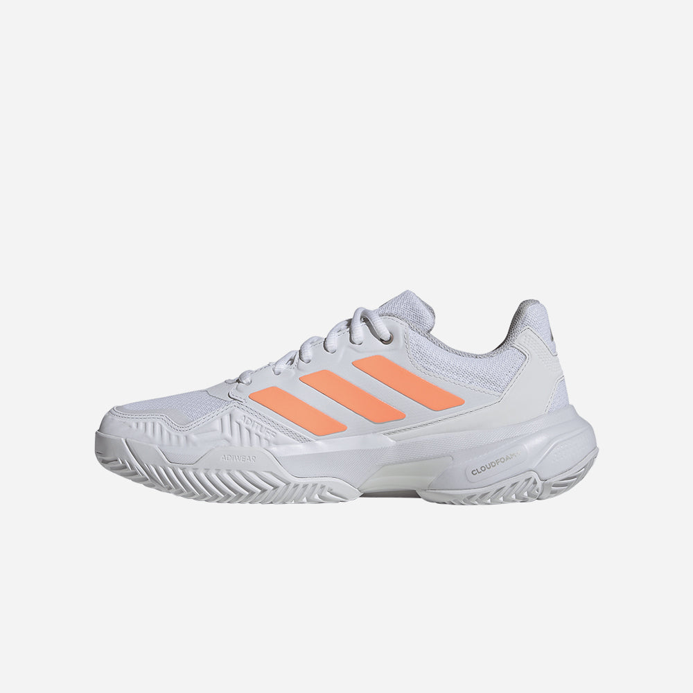 Giày Tennis Nữ Adidas Courtjam Control 3 - Trắng - Supersports Vietnam
