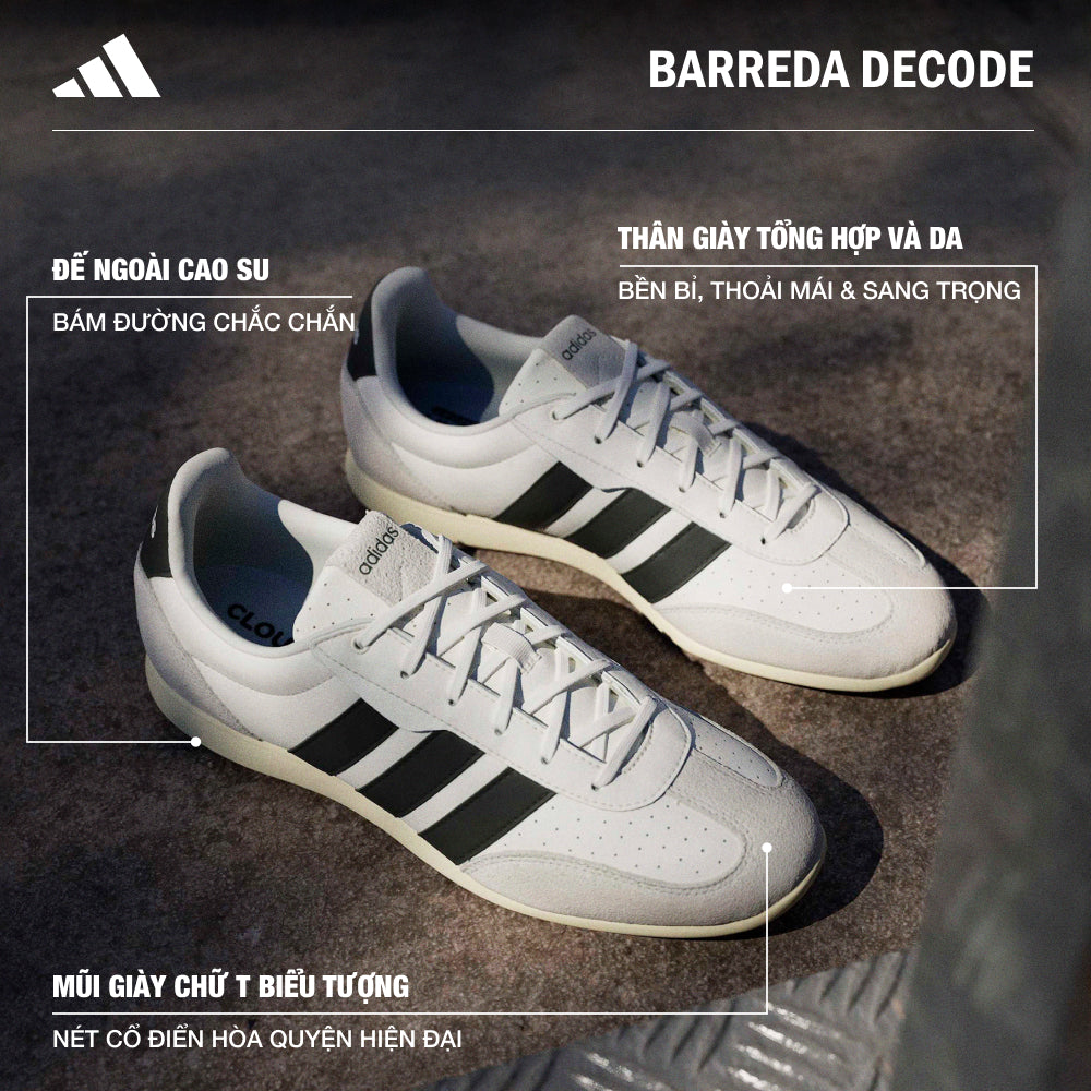 Giày Sneaker Nam Adidas Barreda Lo - Be - Supersports Vietnam