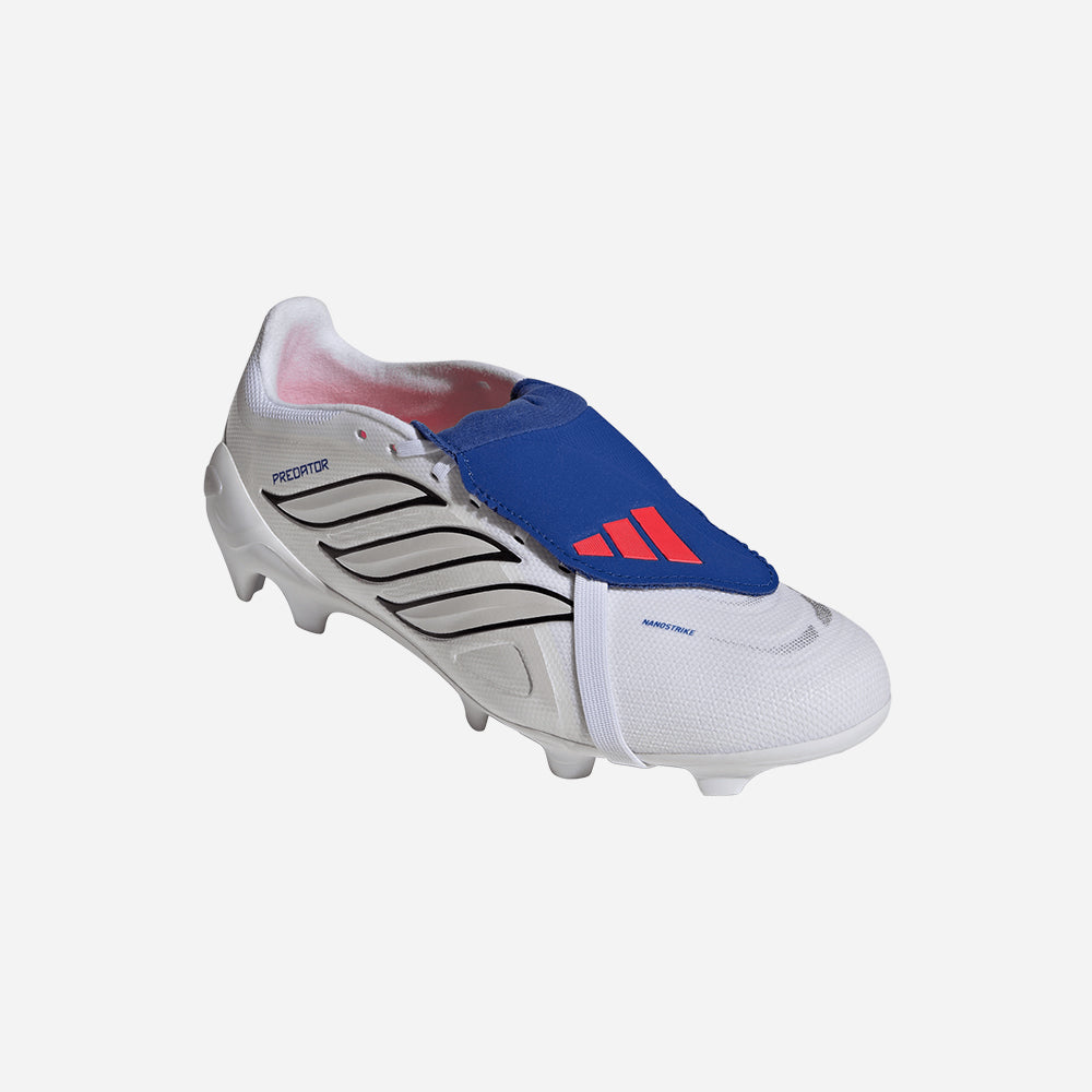 Giày Đá Bóng Sân Cỏ Tự Nhiên Nam Adidas Predator League Fold-Over Tongue Fg - Trắng - Supersports Vietnam
