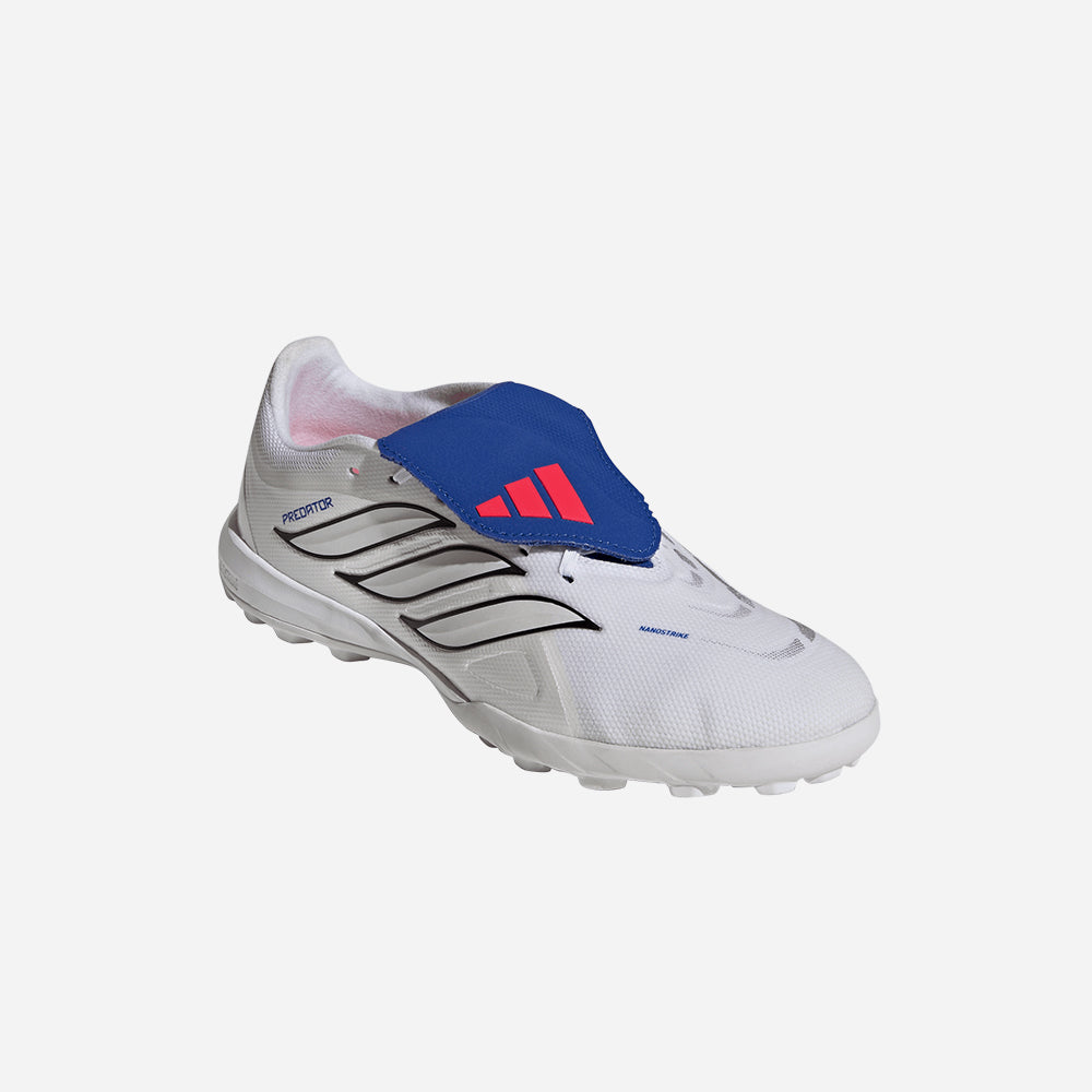 Men's Adidas Predator League Fold-Over Tongue Turf Football Boots - White