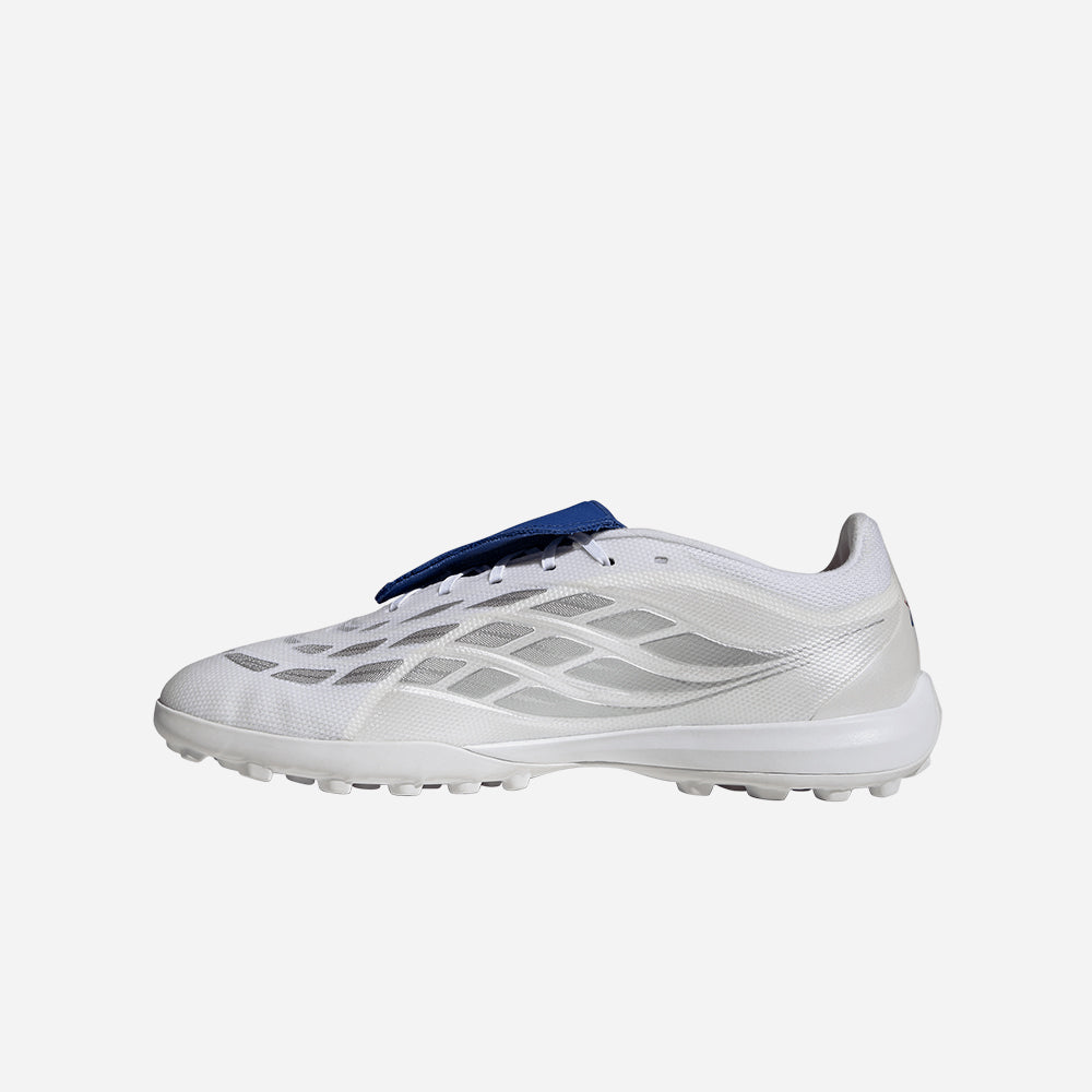 Men's Adidas Predator League Fold-Over Tongue Turf Football Boots - White