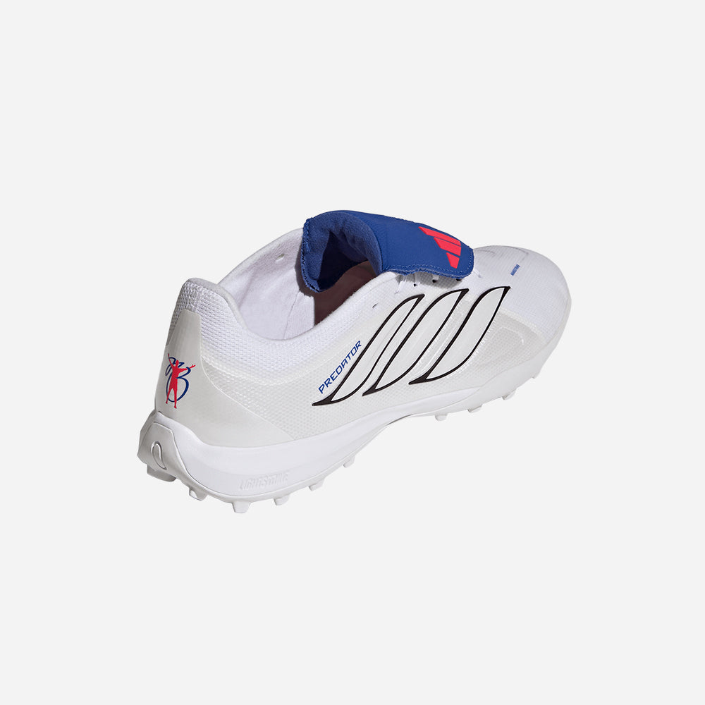 Men's Adidas Predator League Fold-Over Tongue Turf Football Boots - White