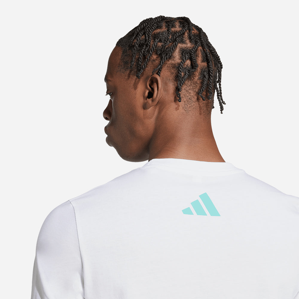 Áo Thun Nam Adidas Mer Dna - Trắng - Supersports Vietnam