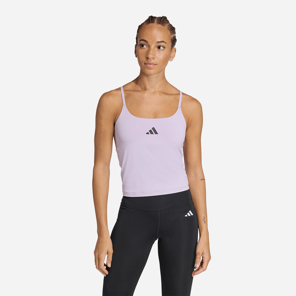 Áo Ba Lỗ Nữ Adidas Optime - Tím - Supersports Vietnam