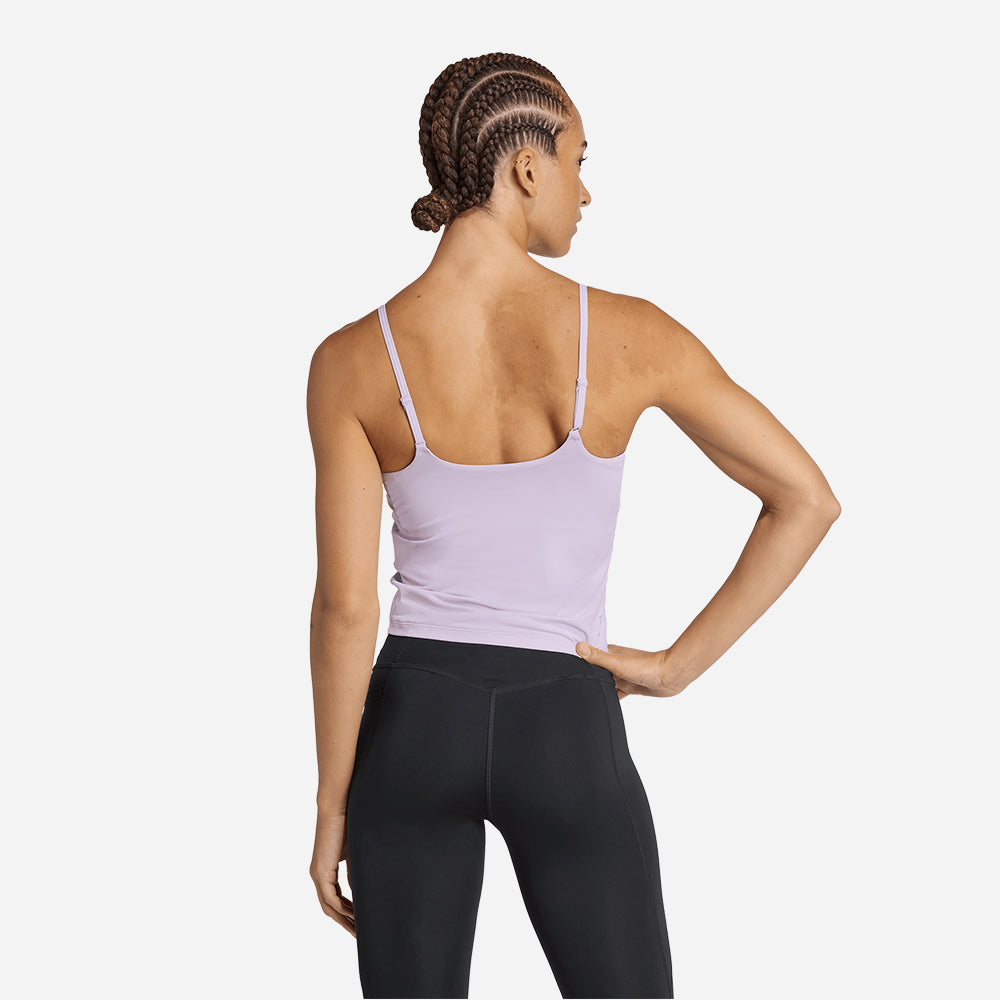 Áo Ba Lỗ Nữ Adidas Optime - Tím - Supersports Vietnam