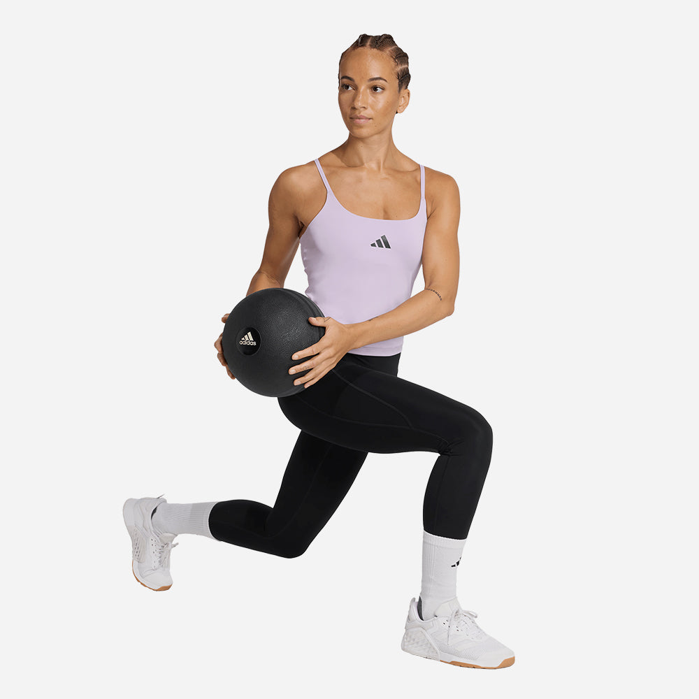 Áo Ba Lỗ Nữ Adidas Optime - Tím - Supersports Vietnam