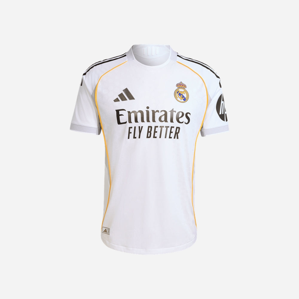 Áo Đá Bóng Nam Adidas Sân Nhà Real Madrid 25/26 Authentic - Trắng - Supersports Vietnam