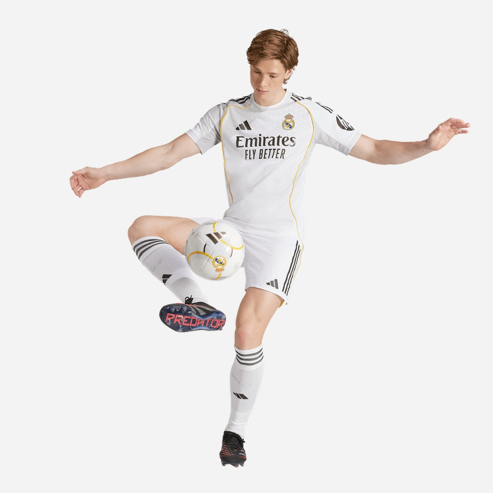 Áo Đá Bóng Nam Adidas Sân Nhà Real Madrid 25/26 Authentic - Trắng - Supersports Vietnam