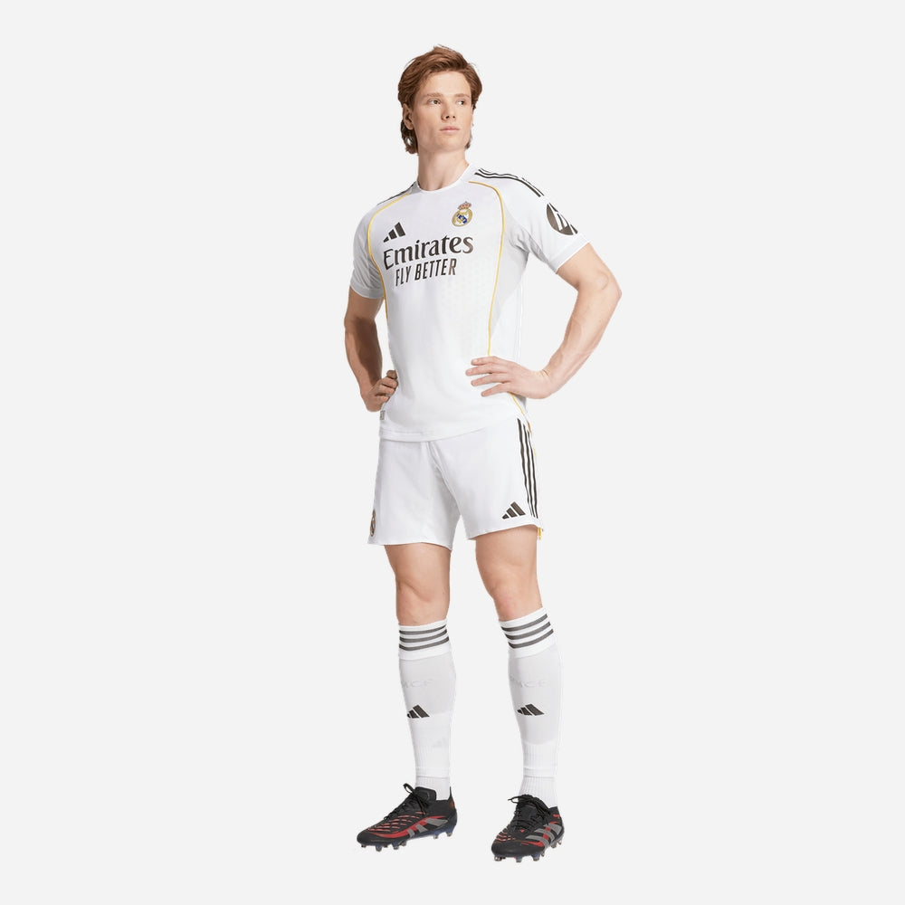 Áo Đá Bóng Nam Adidas Sân Nhà Real Madrid 25/26 Authentic - Trắng - Supersports Vietnam