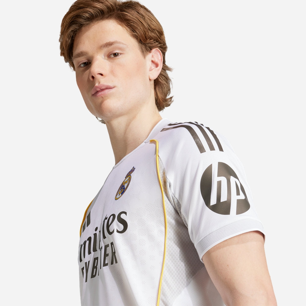 Áo Đá Bóng Nam Adidas Sân Nhà Real Madrid 25/26 Authentic - Trắng - Supersports Vietnam