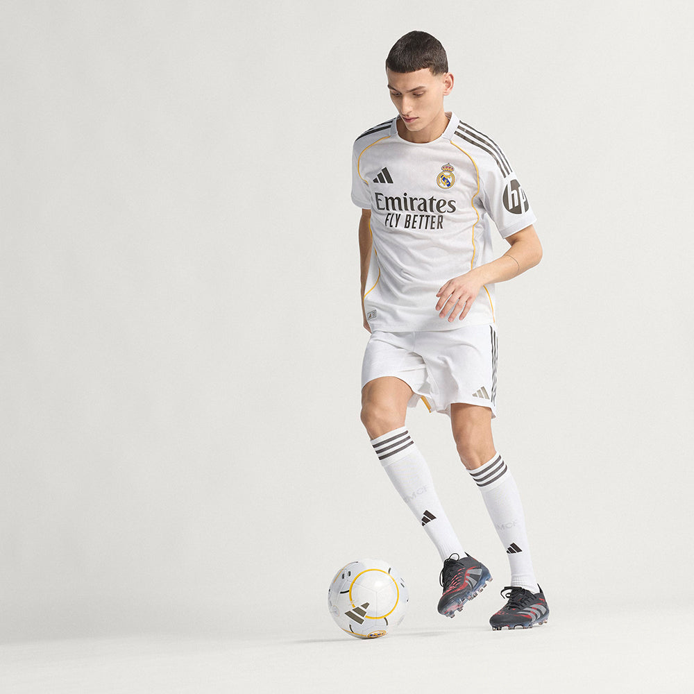 Áo Đá Bóng Nam Adidas Sân Nhà Real Madrid 25/26 Authentic - Trắng - Supersports Vietnam