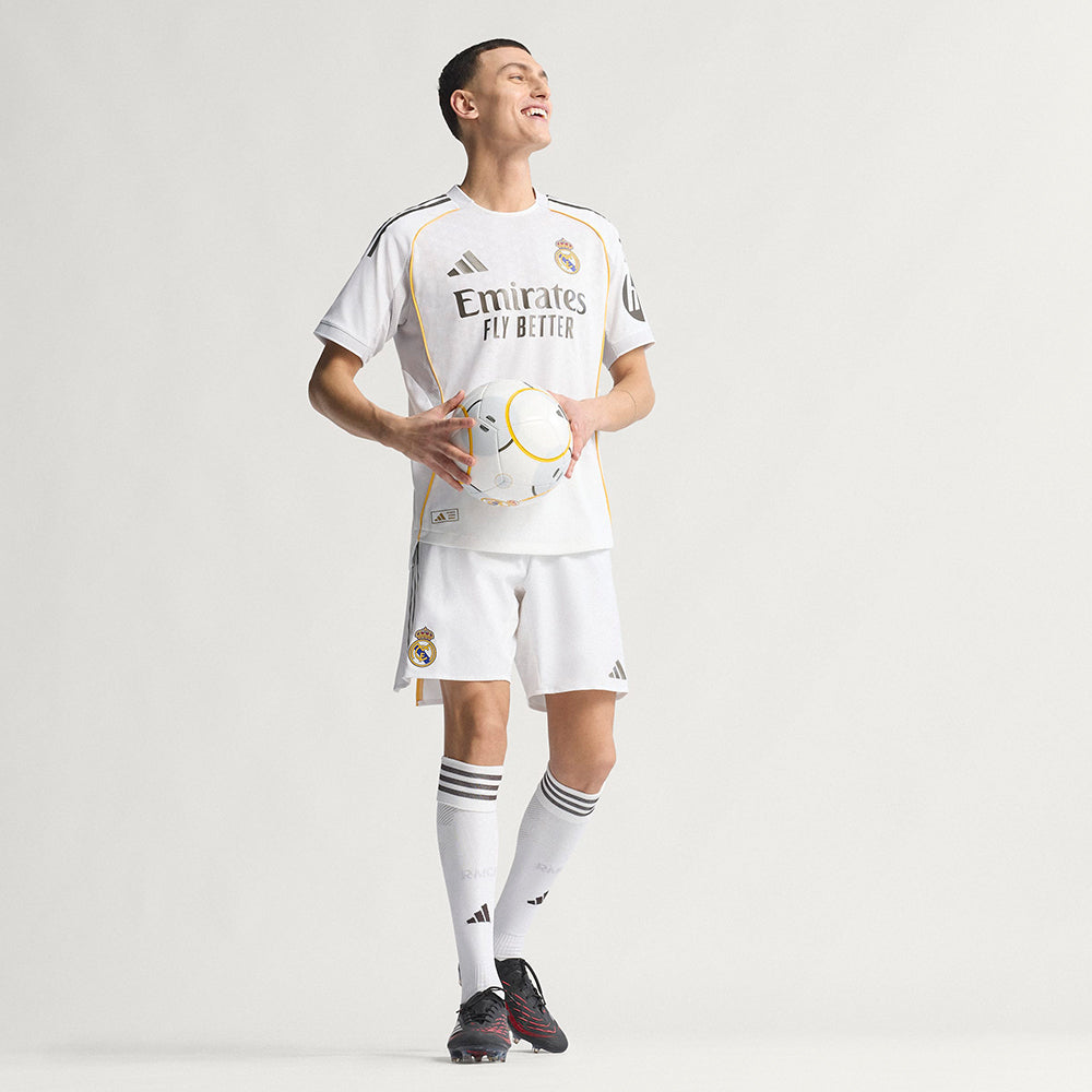 Áo Đá Bóng Nam Adidas Sân Nhà Real Madrid 25/26 Authentic - Trắng - Supersports Vietnam