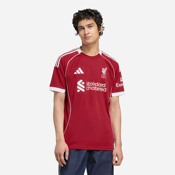 Áo Đá Bóng Nam Adidas Liverpool Sân Nhà 25/26 Replica - Đỏ - Supersports Vietnam