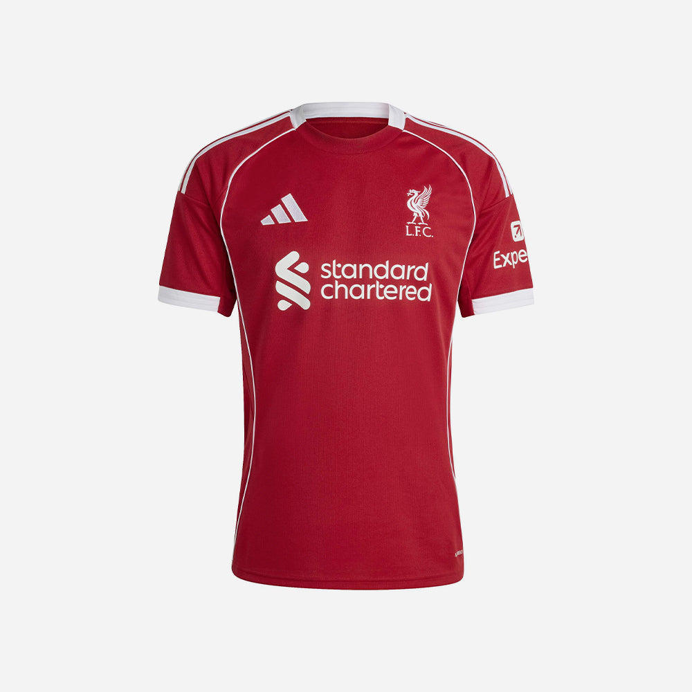 Áo Đá Bóng Nam Adidas Liverpool Sân Nhà 25/26 - Đỏ - Supersports Vietnam